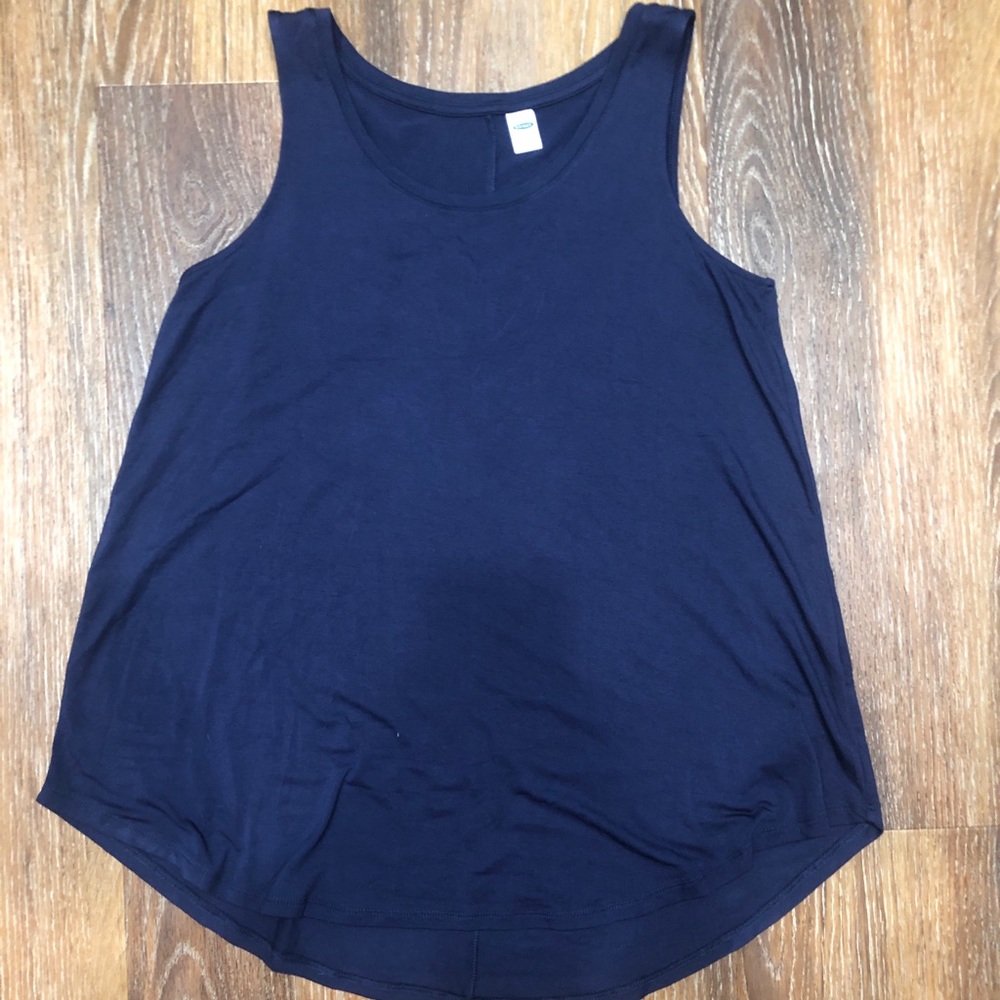 💛 cute and comfy navy blue tank